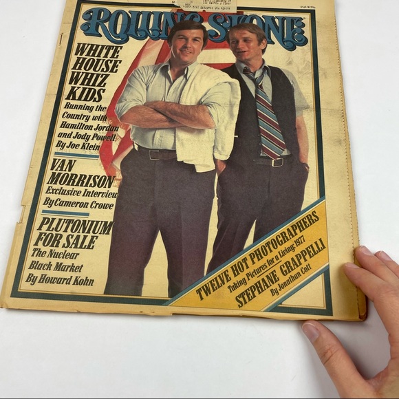 Vintage Rolling Stone Magazine Van Morrison White House Whiz Kids 1977 - Picture 2 of 5